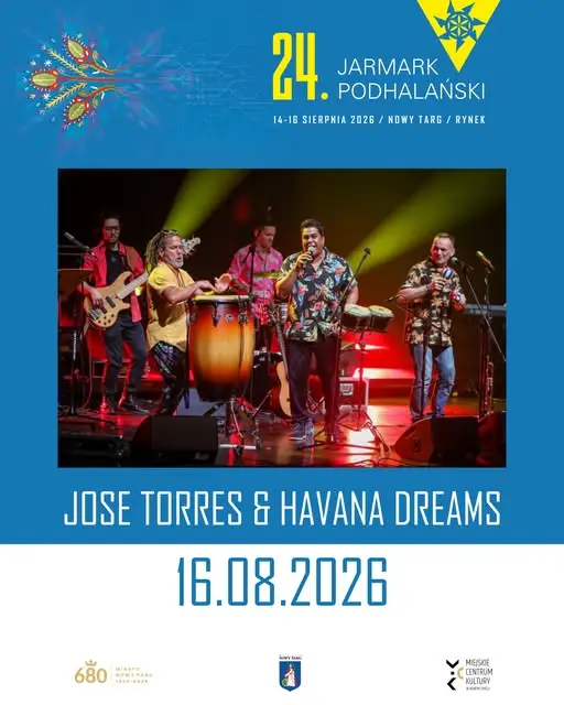 Klimat ulic Hawany na nowotarskim Jarmarku – koncert Jose Torres & Havana Dreams