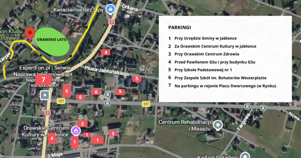 Zmiany w ruchu podczas 34. Orawskiego Lata w Jabłonce – sprawdź, gdzie zaparkować