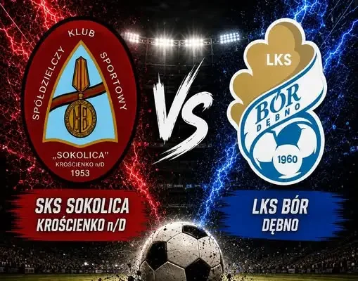 Zaległy mecz 1. kolejki: SKS Sokolica Krościenko n/D podejmie LKS Bór Dębno