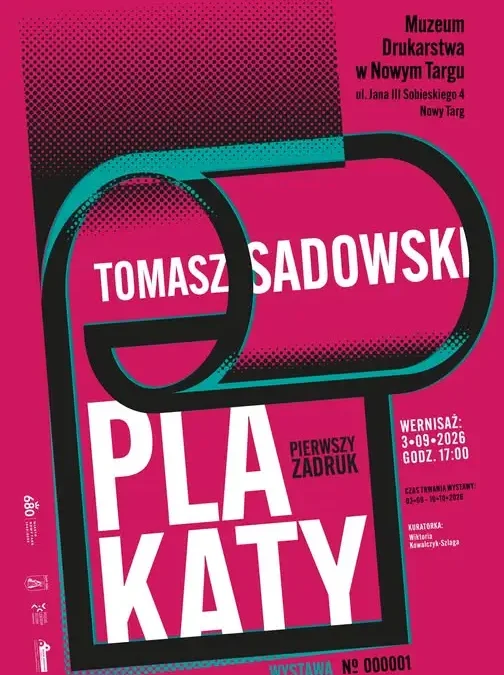 Wernisaż wystawy plakatów Tomasza Sadowskiego w Nowym Targu