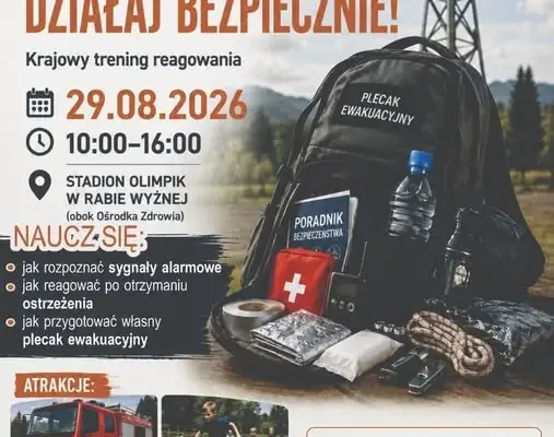 Krajowy trening reagowania w Rabie Wyżnej – bądź gotowy!