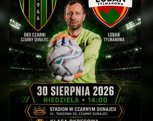 Czarni Czarny Dunajec wracają na Targową. W niedzielę mecz z Lubaniem Tylmanowa