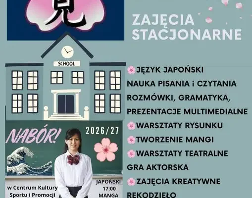 Szkoła Sakurami w Rabce-Zdroju otwiera nabór na zajęcia z języka i kultury Japonii