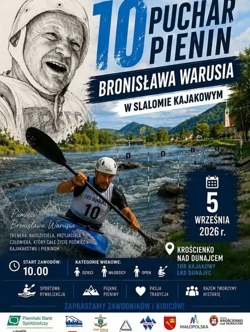 Puchar Pienin w Slalomie Kajakowym już 5 września w Krościenku nad Dunajcem