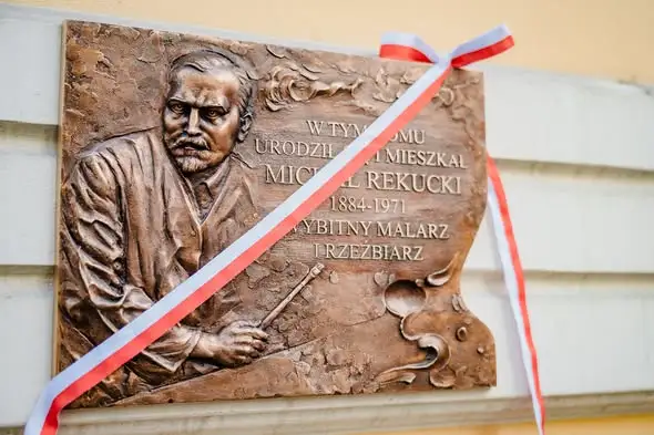 Nowy Targ: tablica upamiętniająca Michała Rekuckiego odsłonięta na Rynku