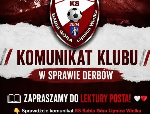 Derby bez walkowera: KS Babia Góra utrzymuje zwycięstwo 3:2 po decyzji Wydziału Dyscypliny