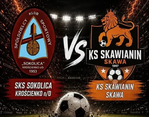 Sobotnie derby w Krościenku: Sokolica kontra Skawianin