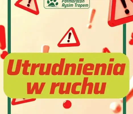 Utrudnienia w ruchu w Lipnicy Małej podczas Orawskiego Półmaratonu