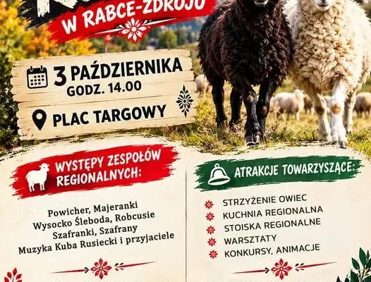 Rodzinny Redyk w Rabce-Zdroju – święto pasterskich tradycji już 3 października