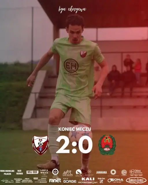 Babia Góra Lipnica Wielka wygrywa z Orkanem Raba Wyżna 2:0. Da Silva bohaterem