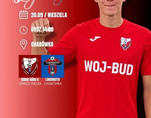 Lokomotiv Chabówka kontra KS Babia Góra Lipnica Wielka II – niedzielny mecz o 14:00