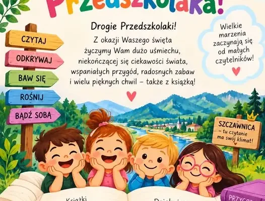 Szczawnica: przedszkolaki świętowały w bibliotece przed Dniem Przedszkolaka