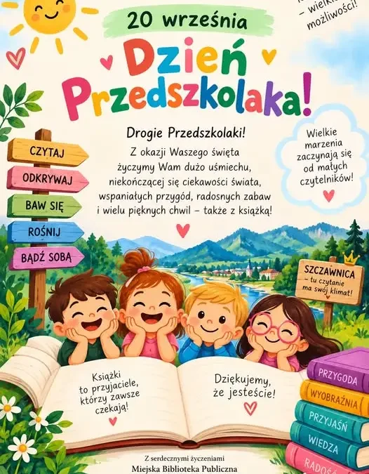 Szczawnica: przedszkolaki świętowały w bibliotece przed Dniem Przedszkolaka