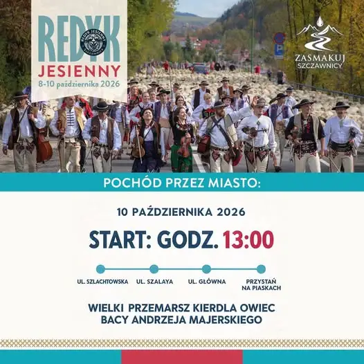 Redyk Jesienny w Szczawnicy: tysiące owiec przejdą ulicami miasta 10 października