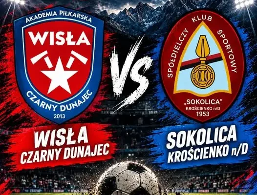 Sokolica Krościenko zagra w niedzielę w Czarnym Dunajcu