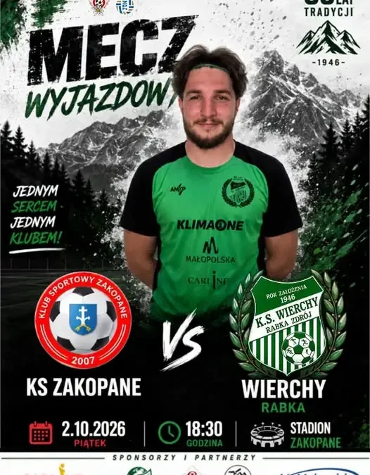 Wierchy Rabka zagrają w Zakopanem. Mecz już dziś!