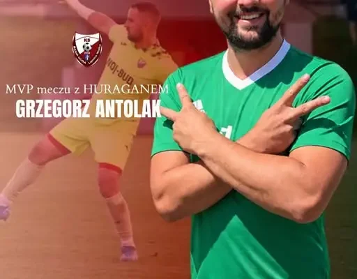 Grzegorz Antolak MVP meczu z Huraganem Waksmund