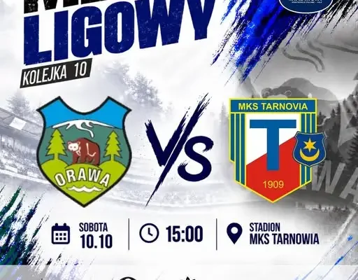 LKS Orawa Jabłonka zagra w Tarnowie. Historyczny mecz w V lidze małopolskiej