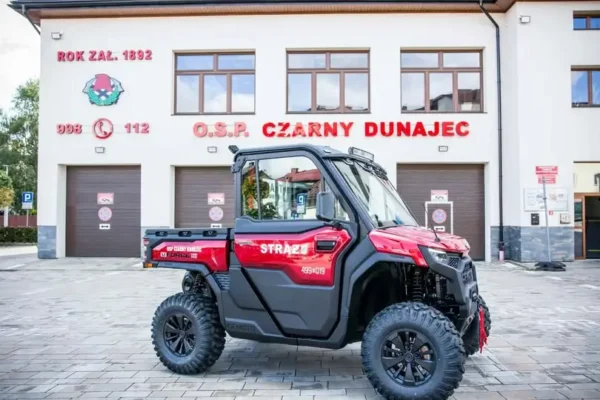 Nowy pojazd UTV dla OSP Czarny Dunajec — większe możliwości ratowania życia